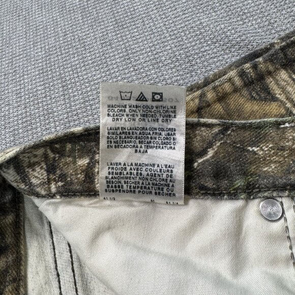 Wrangler Pro Gear Mens Size 40x30 Realtree Camo Pants Hunting Work Jeans Cotton - Picture 13 of 13